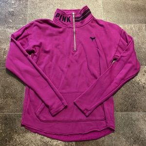 Victoria’s Secret PINK 1/4 Zip Sweatshirt. XSmall.